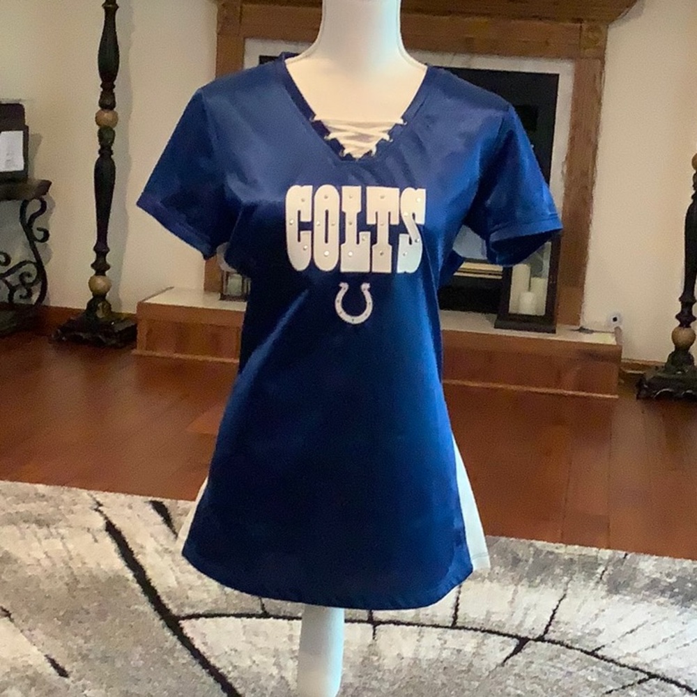Womans Indianapolis colts XL blue jersey
